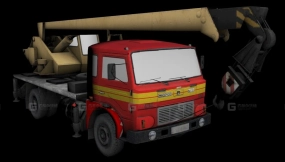 卡车起重机切佩尔D-750 - Автокран Чепел D-750 3D model-26