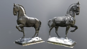 马雕塑模型 Le cheval sans le cavalier by Bourdelle