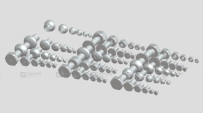 75+螺栓螺丝包低多边形写实模型套件  75+ Bolt Screw Pack Low Poly Realistic Kitbash