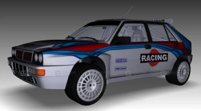 1992年蓝旗亚Delta - 1992 Lancia Delta 3D model-32