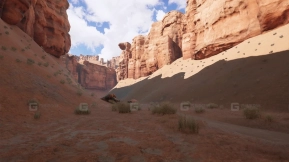 【UE】3D扫描峡谷 - 模块化悬崖+岩石、草地及更多  3D Scanned Canyon - Modular Cliffs + Rocks, Grass and more