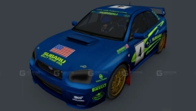 2004款斯巴鲁Impreza WRX STI - Subaru Impreza WRX STI 2004 3D model-16