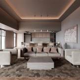 场景-现代客厅 - Scene- Modern Living Room