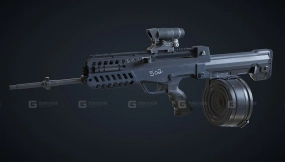 T-95轻支援武器（轻机枪）-T-95 LSW Light Machine Gun 3D model-38