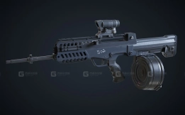 T-95轻支援武器（轻机枪）-T-95 LSW Light Machine Gun 3D model-38