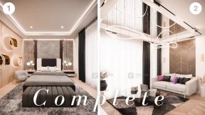场景-完整房屋内部 - Scene- House Interior (Complete)