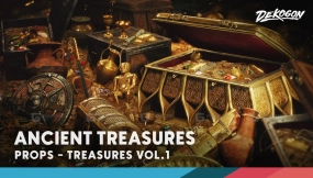 【UE4.27-5.0】珍宝 VOL.1 - 古代珍宝  Treasures VOL.1 - Ancient Treasures