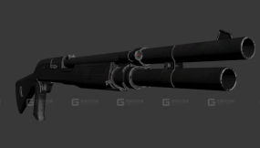 M3（霰弹枪）3D模型-0 - M3 (Shotgun) 3D model-0