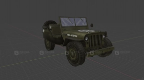 威利斯MB - Willys MB 3D model-4