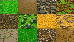 【UE】卡通风格化地面材质  Stylized materials VOL.1
