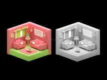 【Maya场景建模】一节课学会室内小客厅建模，适合新手学的3D案例