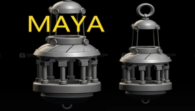 【Maya 小案例】maya风格化灯笼道具制作案例;零基础教你建模，从大型带细节搭建，干货教程！！