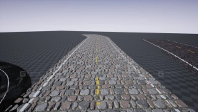 【UE】公路街道人行道 Roads n Streets