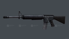 M16A4自动步枪-M16A4 3D model