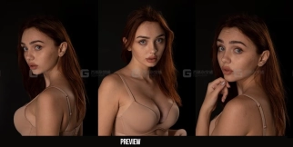 600张女性肖像参考图片