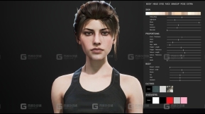 【UE】女性角色定制系统   Character Customization Female