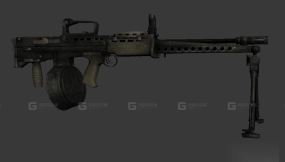 L86轻型支援武器-L86 3D model-14