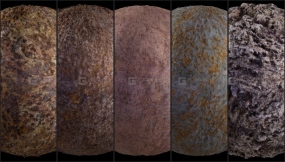 100组生锈钢铁金属PBR贴图 100 Rusty Metal Texture