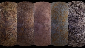 100组生锈钢铁金属PBR贴图 100 Rusty Metal Texture