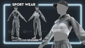 女性活力休闲运动装