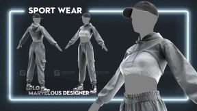 女性活力休闲运动装