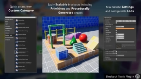 【UE】关卡原型UE建模神器  Blockout Tools Plugin