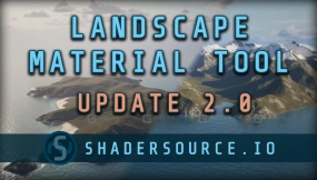 【UE】SHADERSOURCE - 景观材质工具  SHADERSOURCE - Landscape Material Tool
