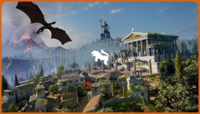 【UE5.0】古希腊奇幻超级包（火山，巨龙）  Ancient Greek Fantasy Megapack ( Volcano, Dragon )