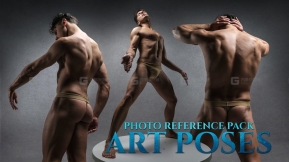 1431张男性肌肉结构艺术pose艺术家照片参考