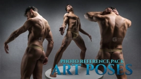 1431张男性肌肉结构艺术pose艺术家照片参考