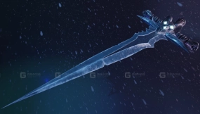 霜之哀伤 带毛绒龙文字 Frostmourne (with Furry dragon text)