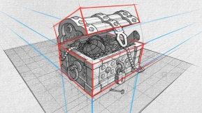场景透视绘画教程 The Perspective Course