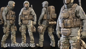 【UE5.7】模块化士兵包 第2卷  MODULAR SOLDIER PACK Vol. 2