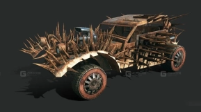 1940福特F-15 CMP（落踢者） - 1940 Ford F-15 CMP (Drop Kicker) 3D model-87