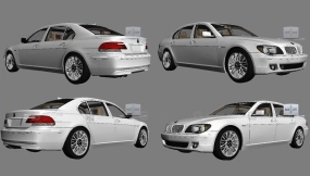 宝马760Li E66 - BMW 760Li E66 3D model-6