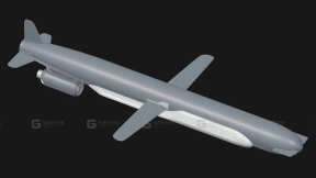 Kh-555 巡航导弹 (高多边形 FBX) Kh-555 Cruise missile (High poly FBX)