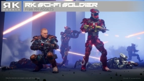 【UE】未来机架科幻士兵服装模型 RK Sci-Fi Soldier