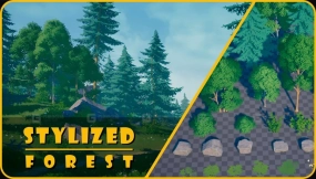 【UE】风格化环境系列 - 森林资源包  Stylized Environment Series - Forest Package