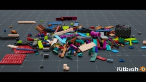 简易砖块组合套件 – 超过190个模型  Simple Brick Kitbash – Over 190 Models