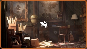 【UE】维多利亚室内环境（维多利亚蒸汽朋克复古古董室内）  Victorian Interior Environment ( Victorian Steampunk Vintage Antique Interior )