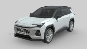 低多边形人物与2026款丰田RAV4 - Low Poly People - Toyota RAV4 2026
