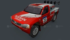 2004款日产皮卡达喀尔版 - Nissan Pickup Dakar 2004 3D model-12