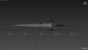 甘多哈尔之剑 - Gandohar's sword 3D model-28