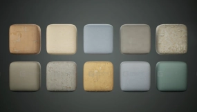 【UE】石膏04 - 扫描式摄影测量材质  Plaster 04 - Scanned Photogrammetry Materials