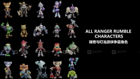 全游侠乱斗角色 All Ranger Rumble characters All Ranger Rumble characters