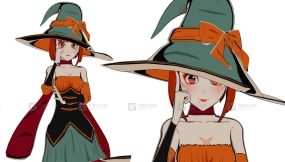 动漫女巫少女  Anime Witch Girl