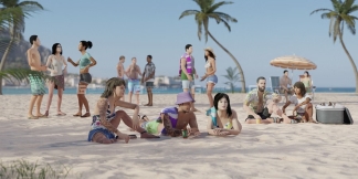 Blender夏日海滩人物角色3D模型资产预设 Summer Pack – People Set