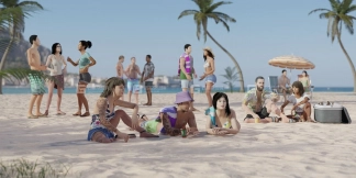 Blender夏日海滩人物角色3D模型资产预设 Summer Pack – People Set