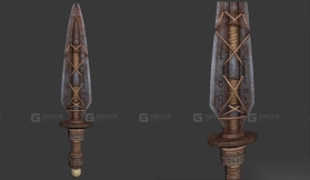 礼仪匕首 3D模型-18 - Ceremonial Dagger 3D model-18
