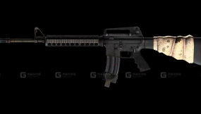 M16自动步枪-M16 3D model